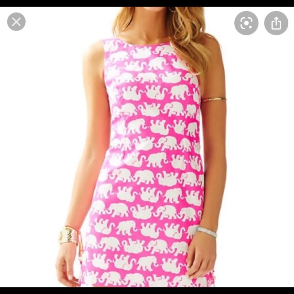 Lilly Pulitzer Pink Elephant Dress